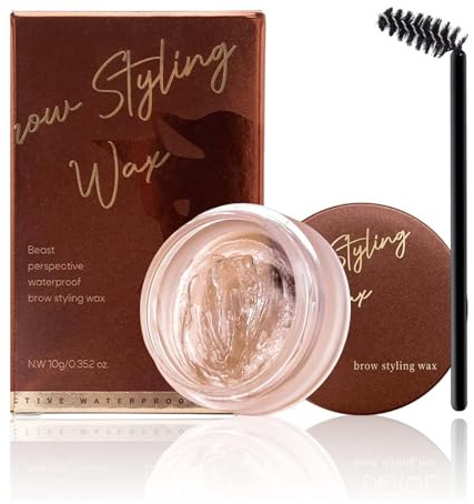 Eyebrow Soap Kit - Waterproof Long-Lasting Brow Styling Wax & Gel for Natural Shaping & Defining, Includes Brow Shaping Cream & Styling Soap