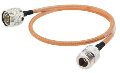 1 pz N maschio a N femmina connettore jack cavo RG142 bassa perdita resistente alla temperatura coassiale pigtail patchcord(N Male to N Female,2.9M)