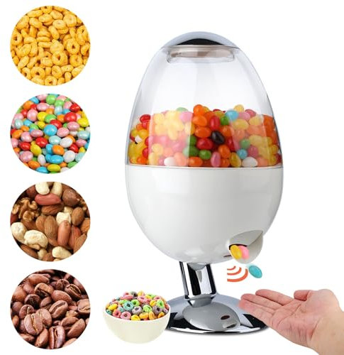 Automatic Candy Dispenser - Motion Activated Gumball Machine with Airtight Storage, Decorative Snack Dispenser for Countertop, Ideal for Home & Parties