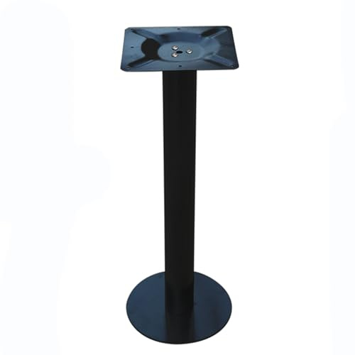 Gambe da tavolo in metallo in stile industriale moderno per sala da pranzo e bar, altezza 65 cm, supporto per mobili fai da te, finitura nera, perfetta per piani di lavoro e decorazioni per la casa