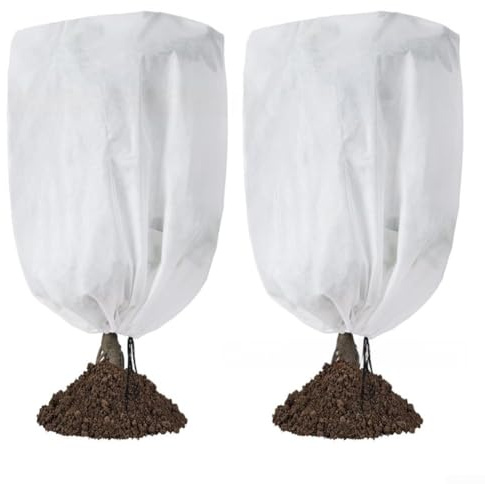 Housses de protection isolées pour plantes d'hiver, pour jardin, arbres, arbustes, par temps froid, en molleton très résistant (121,9 x 182,9 cm)