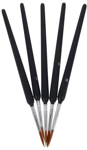 Lurrose Lot de 5 Pinceaux Pollinisateurs Manuels pour Plantes, Légumes et Arbres Fruitiers, Outil Léger et Portable de Jardinage, Brosse de Pollinisation pour Culture Intérieure