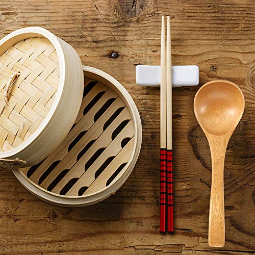 Acouto Utensili da per Utensili da con Cucchiaio con Manico in Legno Mestolo Sicuro da Usare con un CucchiaioMestolo in LegnoCucchiaio con Manico LungoCucchiaio da CucinaUtensile da (Cucchiaio color
