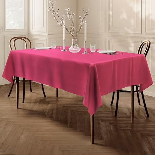 Tovaglia da tavola, in poliestere, rettangolare 150x250cm Rosa Fucsia