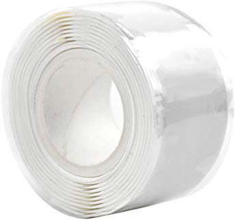 Self Amalgamating Rubber Tape Self Fusing Sealing Tape Waterproof Pipe Repair Tape Electrical Tape Waterproof Sealant Strip Insulation Tape for Pipe Water Hose Leakage Sealing Repairing, 2.5cm * 1m