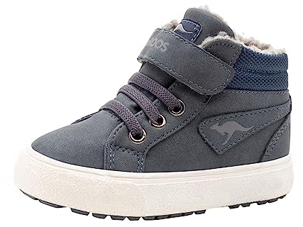 KangaROOS Jungen Kavu Iii Sneaker, Dk Navy Grey, 28 EU