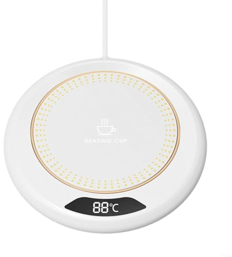 1 calentador de tazas de café, posavasos USB de temperatura constante con 3 ajustes de temperatura ()