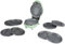 Petra 5 in 1 Waffeleisen – Saisonale Snackmaschine, 5 austauschbare Teller, Classic, Ostern, Valentinstag, Halloween & Weihnachten Teller, Antihaftbeschichtung, Cool-Touch-Gehäuse, 550W, PT6220GRVDE