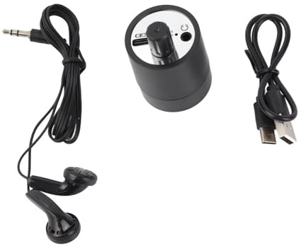 Milltrip A Través del Amplificador de Micrófono de Pared, Detector de Escucha de Voz de Alta Resistencia para Tuberías, Fuga de Agua y Aceite, Funciona en Concreto, Acero, Madera y