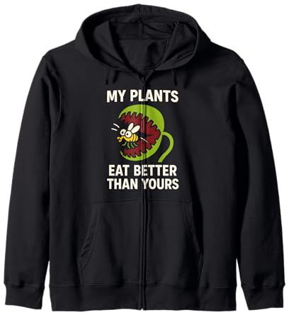Carnivorous Plant Venus Flytrap Pitcher Sundew Nepenthes Zip Hoodie