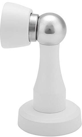 Zerodis delstahl Starker Magnet Türstopper Halter massiv Türschnäpper Zubehör mit verdeckten Schrauben Bodenmontage Design weiß