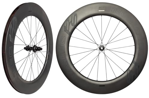 Novatec Carbon Laufradsatz, Rennrad Set, 88 mm & 1.525 g, Tubeless, R8 Disc CL-Pro, Shimano HG