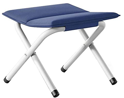 Sywlwxkq Fußhocker Klappbarer Campingstuhl Klappbarer Hocker Tragbarer Kinderhocker Schuh Fußschemel Kleiner Fußschemel Klappbar Leichtes Wohnzimmer im Freien, 5 Farben (Farbe: Blau, Größe: