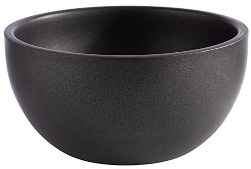 APS Schale -LEVANTE- Ø 17 cm, H: 8,5 cm Edelstahl, Farbe: grey black 0,9 Liter doppelwandig