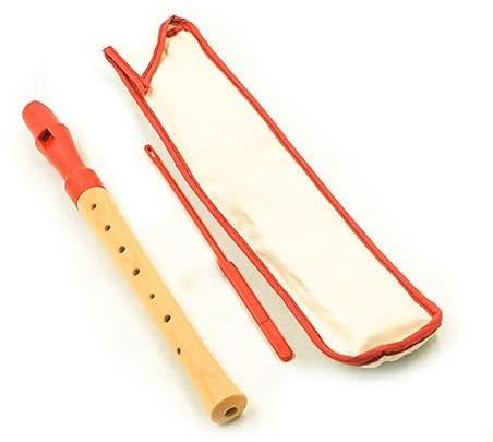 sopran blockflöjt Träblockflöjt Sopran 8 Hål Vertikal Klarinett FlöjtVertikalt Musikinstrument (Color : 01)