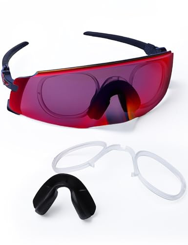 Saucer Einsatz Clip-On | Rx Optischer Einsatz für Oakley Kato 009455M | Kato X 009475 Sonnenbrille - Klar, farblos, Einheitsgröße