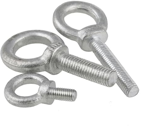 Hebeösenschraube Hebeösenmutter 5 Stück Ringschraube M5 M6 M8 M10 M12 Ringmutter Edelstahl Mutter Schraube Fischaugenauge Schleifring Hakenmutter Schraube langlebig