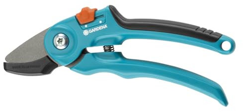 Gardena Garden Secateurs A/S: Ideal for cutting dry branches and twigs, ergonomic, non-slip grip, anvil blade, durable and reliable (08855-28)