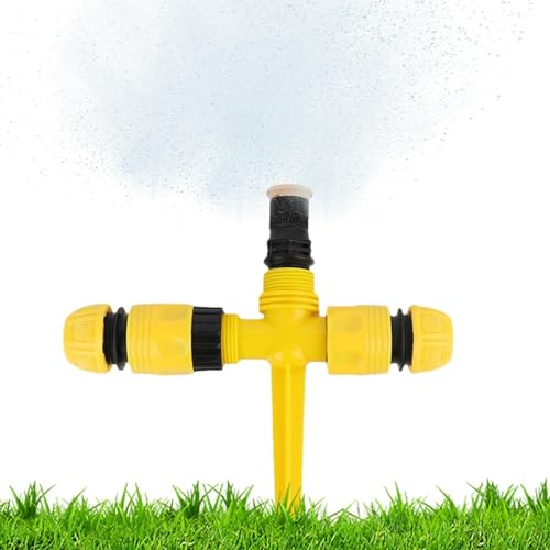 Rasensprenger 360° Drehbarer Gartensprenger Garten Sprinkler, Automatisches Bewässerungssystem, Sprinklerkopf für den Außenbereich, Großflächensprinkler für Landwirtschaft, Garten