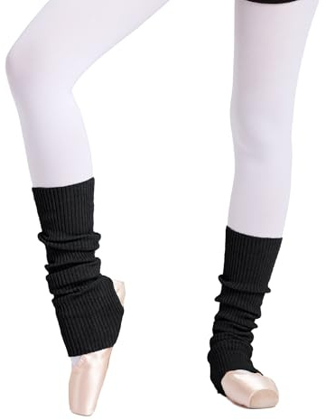 Lovdaswi Damen Long Ballet Leg Warmers Lange Ballett-Beinstulpen