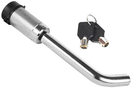 Trailer Hitch Lock, Lockable Hitch Pin, Anti-Theft Receiver Hitch Pin Cast Steel, Double Safety Tow Hitch Receiver Locking Pin, Automotive Exterior Accessories For Car Trailer Truck Boat