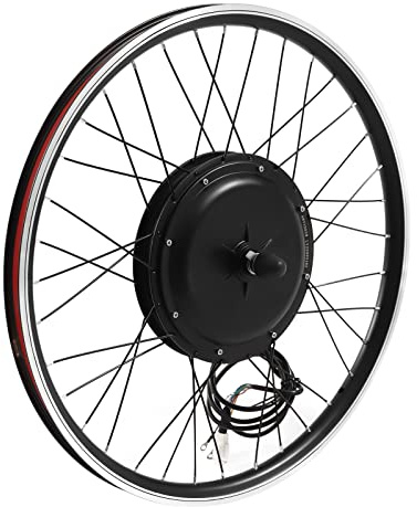 C-Juzarl E-Bike Umbausatz 26 Zoll 48V 1000W Vorderrad Elektrisches Fahrrad Umbausatz Hochgeschwindigkeits-bürstenloses Getriebe-Nabenmotor-Kit