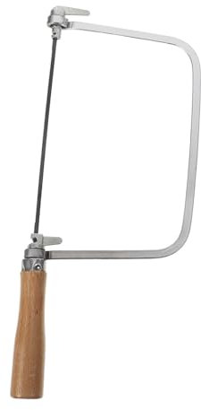HOMSFOU De Arco Portátil Mini De Mesa Para Manualidades Para Madera Mango De Madera Herramientas Manuales