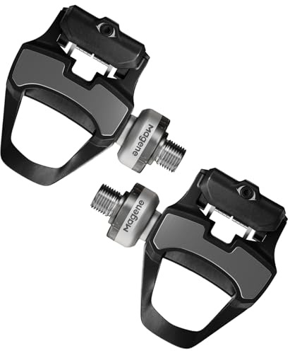 Magene P715 Pedal Power Meter, ±1% Power Accuracy, 120-Hour Battery Life, Bluetooth ANT+, Double-Sided Bike Pedals Compatible with SPD-SL