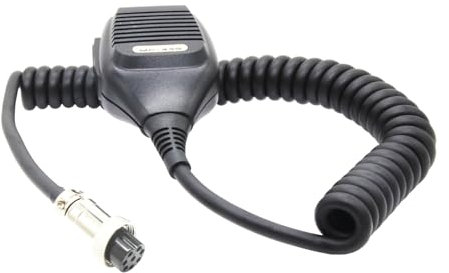 Long Strain Relief Cable 8 Pin Microphone Mic-43S Handheld Microphone Clear Communication Mic For Devices 480HX & Other Mobile Transceiver Mic