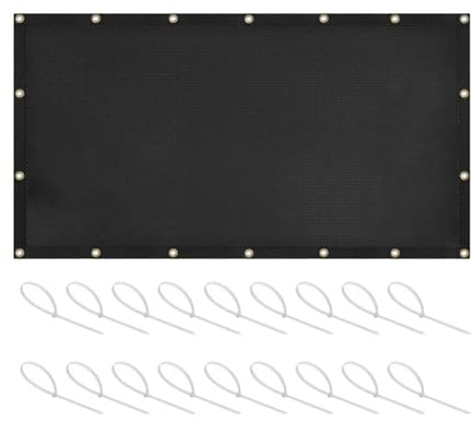 ZYNCUE Protector térmico ignífugo para parrilla, 3 x 4 pies, 3 x 6 pies, 3 x 10 pies, protector de pared de fibra de vidrio para barandilla de valla de cubierta, protección contra el calor de la