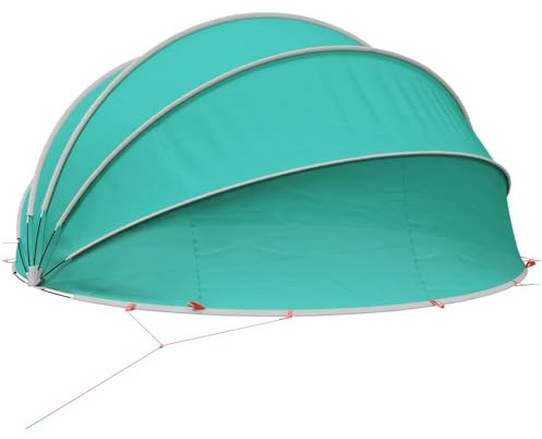 Dôme de Piscine, Dôme de Protection Tente Abri de Piscine Hors Sol Bleu 430 x 430 x 210 cm