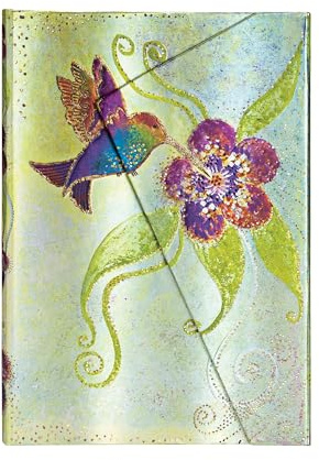 Laurel Burch Kolibri Ausgefallene Kreationen - Notizbuch Midi Liniert - Paperblanks, Midi (180 x 130)