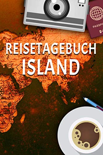 REISETAGEBUCH ISLAND: Reisejournal zum Selberschreiben I 15,24cm x 22,86 cm, Format 6x9 I 110 Seiten zum Ausfüllen I Geschenk für Reiselustige I
