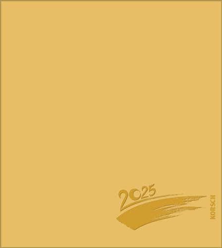 Foto-Malen-Basteln Bastelkalender gold 2025: Fotokalender zum Selbstgestalten. Do-it-yourself Kalender mit festem Fotokarton. Edle Folienprägung. Format: 21,5 x 24 cm