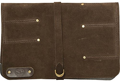 Leather Personalised Chisel Roll - 8 Pockets - Connell