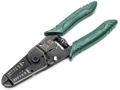 SATA ST91202ST 7-Inch Wire Stripper/Cutter with Comfortable Handle