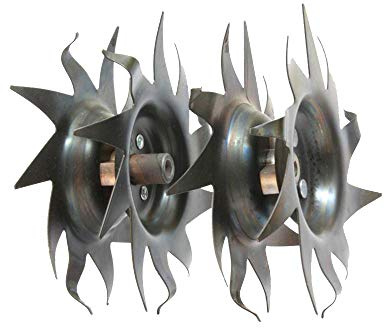 Mantis Lot de 1 Paire de Dents pour motoculteur 7222, 7225, 7260, 7261, 7262, 7920, 7924, 7940 (Non Compatible avec Les modèles de motoculteurs 3550 ou 3558)