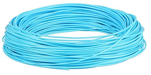 ZWRY Fliegenfischen Wf 1 2 3 4 5 6 7 8 9 Gewichts Fly Angelschnur 100Ft Gewicht nach vorne Schwimm Nylon Gelb Moss Grün Blau Orange Fliegenschnur Wf6F Sky Blue