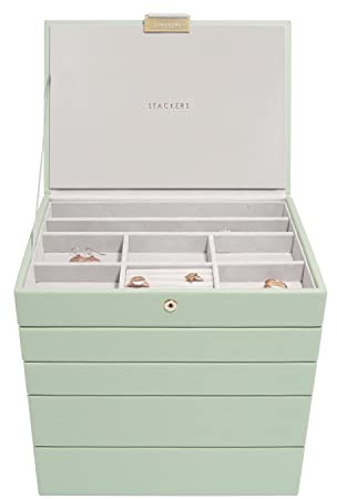 Stackers Grün Klassisch Schmuckschatulle -5
