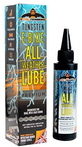 Tru-Tension | E-Tungsten All Weather Bicycle Lube | E-Bike Chain Lubricant | 50ml