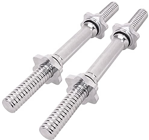 Marbo Sport - Hantelstange Set, 2x Kurzhantelstange mit Sternverschlüsse 30 mm 40 cm - Krafttraining Stange für Hantelgewichte - Armtrainer Sportgeräte Fitnessgeräte für Zuhause, MWG1