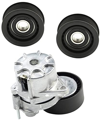 Bapmic 2x Keilrippenriemensatz Umlenkrolle + 1x Riemenspanner Ersatz für MERCEDES-BENZ C/E/M/S SPRINTER CLC CLK