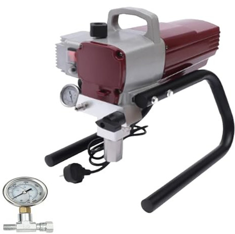 Pulverizador De Pintura Para Paredes Profesional, Pulverizador De Pintura Sin Aire De 1800 W, Pulverizador Ajustable, Adecuado Para DecoracióN De Interiores, PulverizacióN De Paredes Exteriores