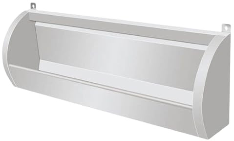 Wall Mounted Stainless Steel Urinal Trough 100CM with Drain Pipe for Men, Commercial Urinal for Public Places, Schools, Construction Sites - Male Sanitary Ware