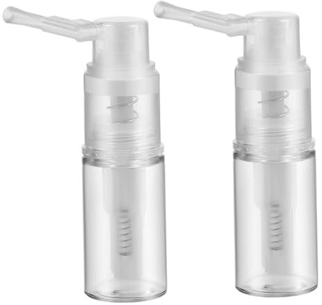 FRCOLOR 2stücke Pudersprüher Transparent Nachfüllbar Für Haarpuder Make-up-puder Leicht Tragbar Salon Und Reisegebrauch