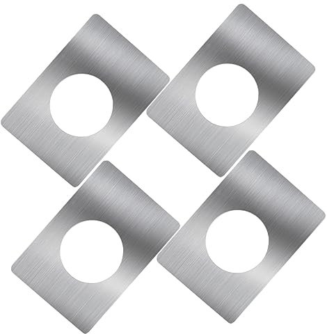 Gadpiparty 4stücke Türverstärkung Platten Riegel Abdeckung Türschloss Reparatur Füllplatte Für Küchentür Badtür