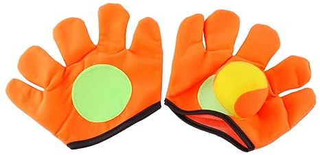 BESPORTBLE Sommerfest Kinderspielzeug Fanghandschuh Satz aus Gewebe mit Plüschhandschuh für Outdoor Sport und Familienplay Praktisch und Einfach zu Spielen