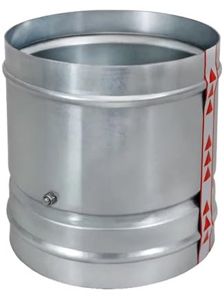 Clapet anti-retour circulaire galvanisé (80-300 mm) - Clapet anti-retour étanche for systèmes de CVC et d'évacuation(Diameter 125mm)