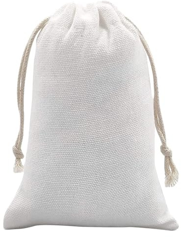 1 Piece Muslin Bags,Empty Tea Bags,Reusable Tea Bags,Cotton Drawstring Bag,Muslin Bags for Cooking,for Cooking Reusable Tea Bags for Loose Teas Filter Bags, Bouquet Garni Bags,Multiple Specifications