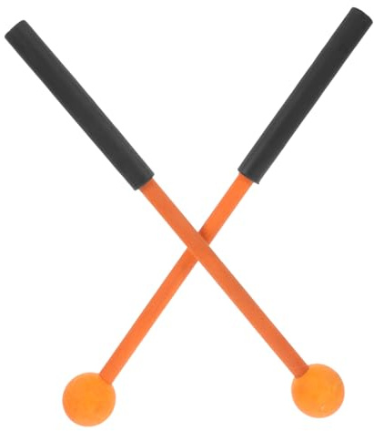 BAZEITFLOW schlägel Komfortabler Griff und Holzgriff Xylophon mit Gummikopf für Spielgefühl für Glockenspiel und Marimba Instrumente